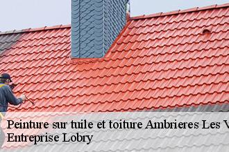 Peinture sur tuile et toiture  ambrieres-les-vallees-53300 Entreprise Lobry