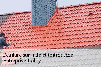 Peinture sur tuile et toiture  aze-53200 Entreprise Lobry