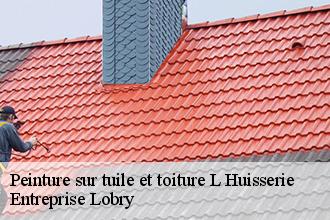 Peinture sur tuile et toiture  l-huisserie-53970 Entreprise Lobry