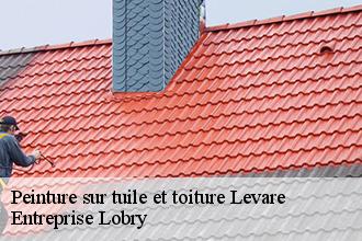 Peinture sur tuile et toiture  levare-53120 Entreprise Lobry