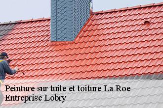 Peinture sur tuile et toiture  la-roe-53350 Entreprise Lobry