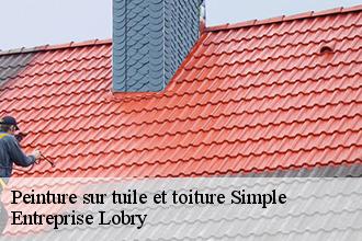 Peinture sur tuile et toiture  simple-53360 Entreprise Lobry