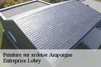 Peinture sur ardoise  ampoigne-53200 Entreprise Lobry