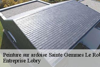 Peinture sur ardoise  sainte-gemmes-le-robert-53600 Entreprise Lobry